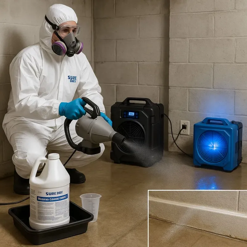Sanitization and Odor Removal process in Garwood, NJ